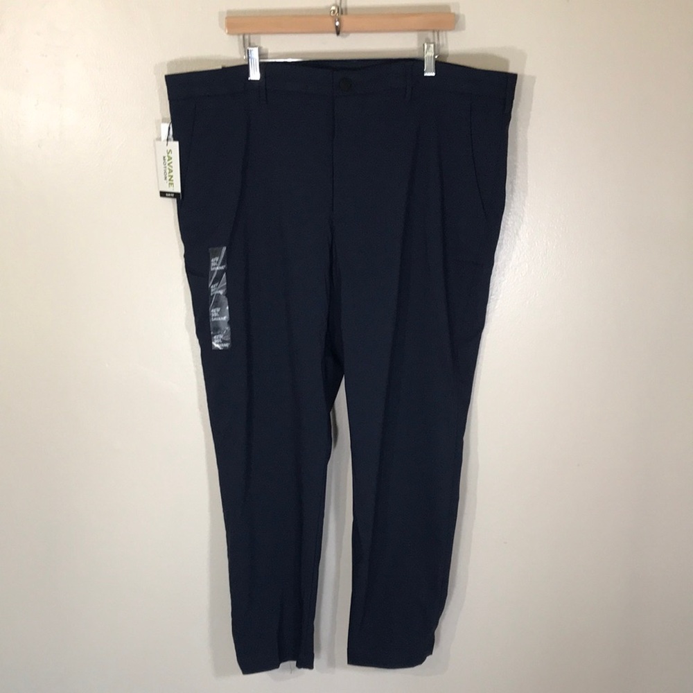 NEW Savane Motion Dark Sapphire Pants 42W‎ x 30L